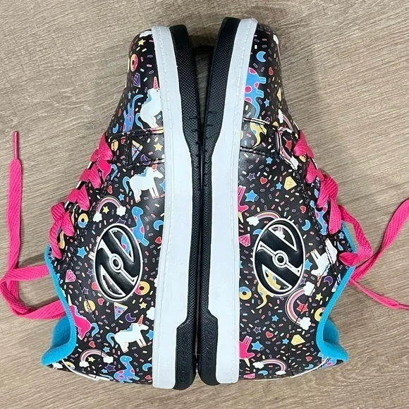 Heelys Split Kids Skate Shoes Black Unicorn Youth Size 6Youth Women 7 NO WHEELS - Picture 10 of 16